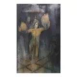 Nestor Leynes, Untitled (Dancer), oil on panel