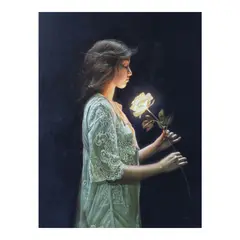 Light Rose by Mark Leo Maac, oil on canvas, offered Jan 2024