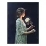 Mark Leo Maac, Light Rose, oil on canvas