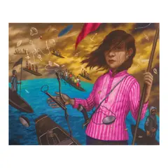 Mark Justiniani, Daluyong, giclee print of hand-drawn digital artwork edition 13/20