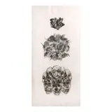 Lui Gonzales, A Desire to draw images that Other People are Also Doing, pen and ink on tracing paper