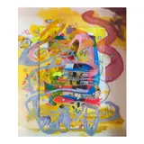 Enjoy Yourself by Jigger Cruz<br, > Pablo Bermudez<br & > Isabel Santos, mixed media, offered Jan 2024