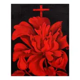 Addie Cukingnan, Rose of Sharon, oil on canvas