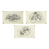 Jacob Lindo, Untitled, collage on paper each