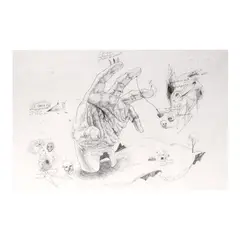 Ian Quirante, Lifeline, pencil on paper