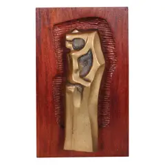 Ros Arcilla, Mother and Child, brass