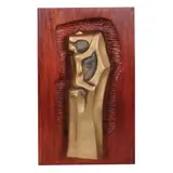 Ros Arcilla, Mother and Child, brass