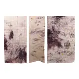 Brisa Amir, Violence and Hurricane, mixed media on paper