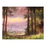 Papo De Asis, Landscape, pastel on paper