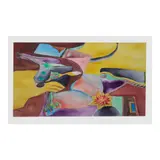 Val Laigo, “Arena En El Sol”, watercolor on paper