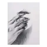 Kathleen Gobasco, Si Mula, graphite on canvas