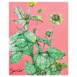 Earthly Paradise by Juvenal Sansó Garrit, acrylic on paper, offered Jul 2023