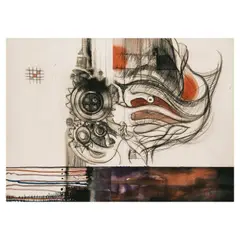 Olan Ventura, Untitled, mixed media