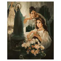 Leonardo Cruz, Maria Clara, oil on canvas