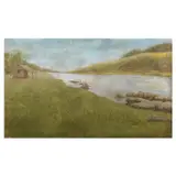 Jaime Roque, Rural Scene, oil on canvas