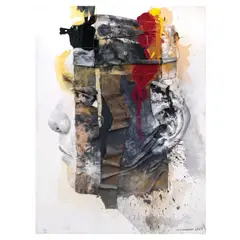 Martin Honasan, Intellection, mixed media on canvas
