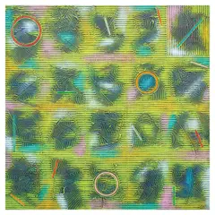 Sam Penaso, Takeshi’s Castle, acrylic on canvas