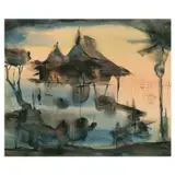 Untitled by Romeo Tabuena, watercolor on paper, offered Jul 2023