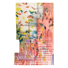 Brisa Amir, After Glow, acrylic, acrylic lacquer, marker and graphite on acid free paper