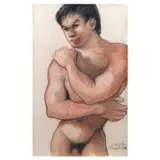 José T. Joya, Steve, pastel on paper