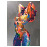 Ismael Esber, Chroma, acrylic on canvas
