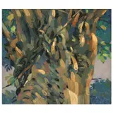 Ibarra dela Rosa, Tree Trunk, oil on canvas
