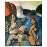 Marcel Antonio, The Waterfall, acrylic on canvas