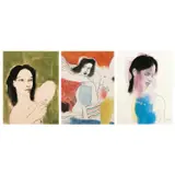 Marcel Antonio, a. White b. Untitled c. Pear