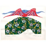 Imelda Cajipe-Endaya, Study for Tampisaw, acrylic, collage and graphite on paper