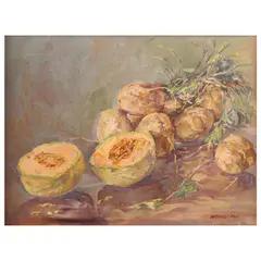 Still Life by Arturo Cruz, oil on canvas, offered Jul 2023