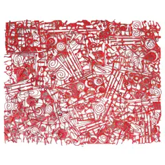 Sam Penaso, Red Metalscape, welded metal
