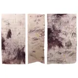 Brisa Amir, Violence and Hurricane, mixed media on paper