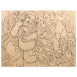 Norma Belleza, Lambingan, graphite on paper