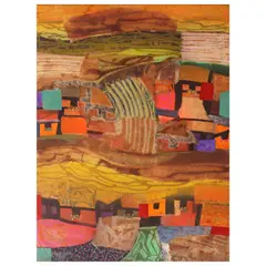 Untitled by Manuel Baldemor, mixed media on canvas, offered Jul 2023