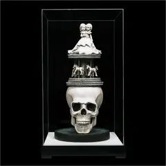 CJ Tañedo, Skeletons in the Closet, fiberglass reinforced in resin acrylic