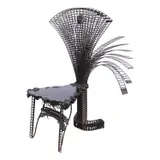 Gabriel Barredo, Untitled (Chair), steel, iron, resin