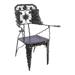 Gabriel Barredo, Untitled (Chair), steel, iron, resin