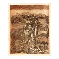 Magbubukid by Manuel Baldemor, lithograph, A/P, offered Apr 2023