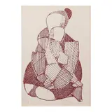 Romulo Olazo, Mother and Child, serigraph 37/110