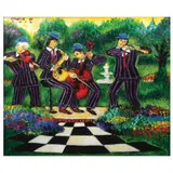 Charlie Co, Musician, acrylic on canvas