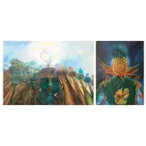 Edwin Y. Diamante, i. Illuminada ii. Offering, oil on canvas