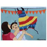 Phapus Dizon-Torralba, Pinata and the Wasabi Sky, oil on canvas