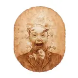 Marvin Quizon, Hallow Man, oil on paper