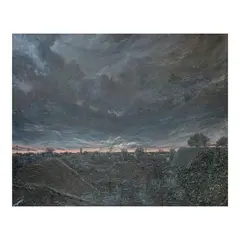 Paolo Icasas, View of the neighborhood as seen fromthe artists’ studio, oil on canvas