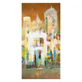 Christian Regis, San Augustin Church, acrylic on canvas