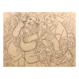 Norma Belleza, Lambingan, Pencil on paper
