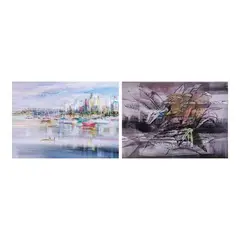 i. Untitledii. Untitled (Abstract) by Rafael Cusi, i watercolor on paper<br>ii watercolor on paper, offered Apr 2023