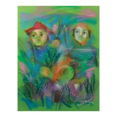 Denis Diego, Harvest, pastel on paper