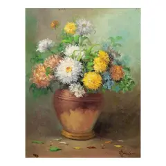 C. Domingo, Still Life, oil on canvas