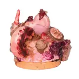 Tisha Paculba, The Trap of Gourmandizing Beauty, makeup on plaster and acrylic emulsion